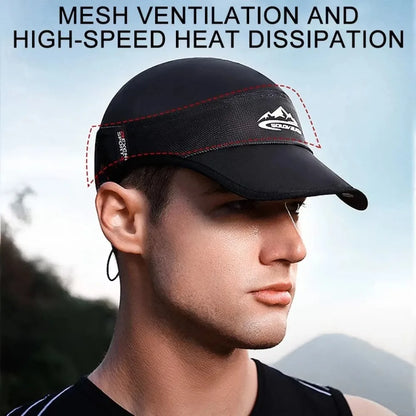 Unisex Quick Dry Anti-UV Sunscreen Cap Breathable Sports Hat For Running Mountaineering Hiking Casual Outdoor Gear