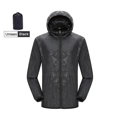 LNGXO Men Women Waterproof Jacket Quick Dry Hiking Camping Windbreaker Unisex Trekking Fishing Rain Coat Outdoor Anti UV Clothes