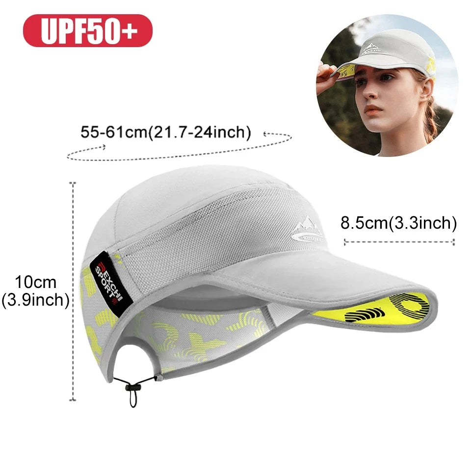 Unisex Quick Dry Anti-UV Sunscreen Cap Breathable Sports Hat For Running Mountaineering Hiking Casual Outdoor Gear