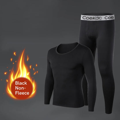 Long Johns Thermal Underwear for Men Fleece Lined Base Layer Set for Cold Weather