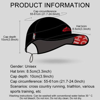 Unisex Quick Dry Anti-UV Sunscreen Cap Breathable Sports Hat For Running Mountaineering Hiking Casual Outdoor Gear