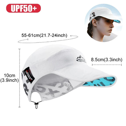 Unisex Quick Dry Anti-UV Sunscreen Cap Breathable Sports Hat For Running Mountaineering Hiking Casual Outdoor Gear